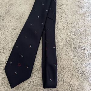 CHRISTIAN DIOR tie dark blue like new